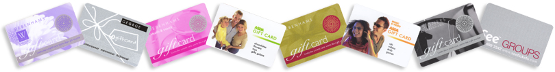 Some of our gift card clients